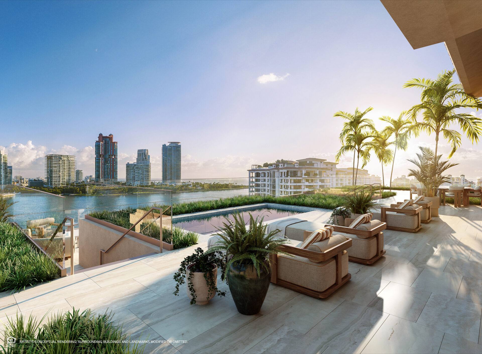 Penthouse terraces